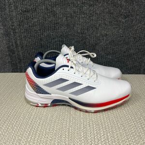 Adidas Adizero ZG Spikeless Golf Shoes USA Red White Blue Mens 9.5 JS1898